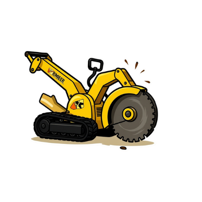 Professional stump grinding service